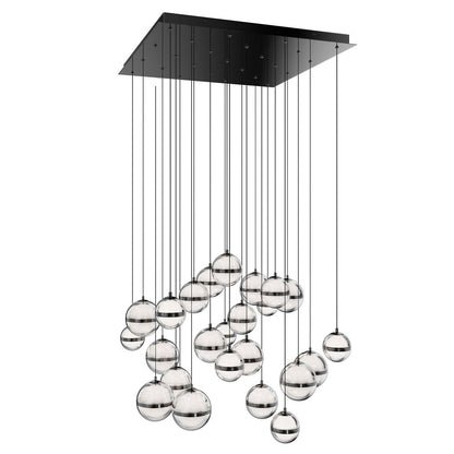 Cyllindra LED Square Multi Light Pendant