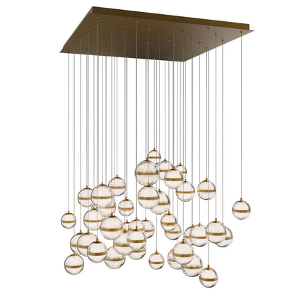 Cyllindra LED Square Multi Light Pendant