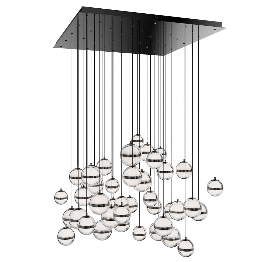 Cyllindra LED Square Multi Light Pendant