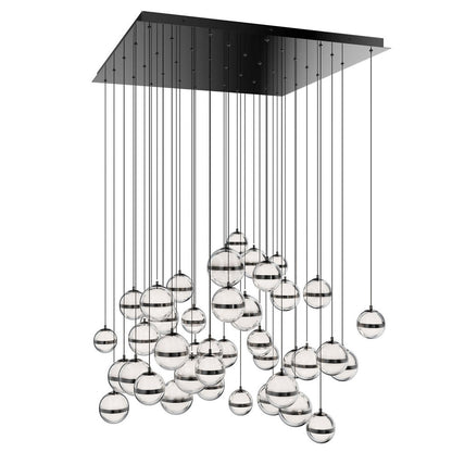 Cyllindra LED Square Multi Light Pendant