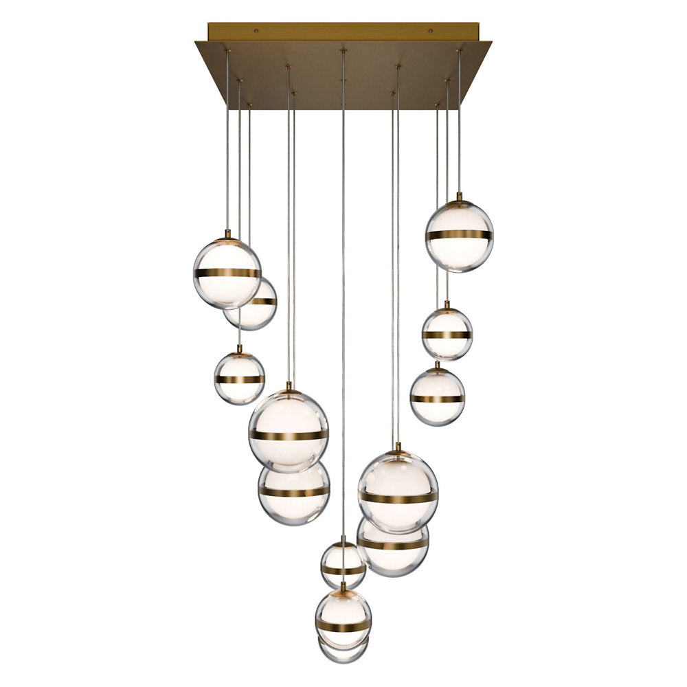 Cyllindra LED Square Multi Light Pendant