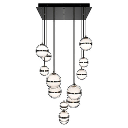 Cyllindra LED Square Multi Light Pendant