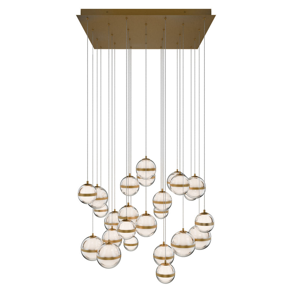 Cyllindra LED Square Multi Light Pendant