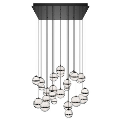 Cyllindra LED Square Multi Light Pendant