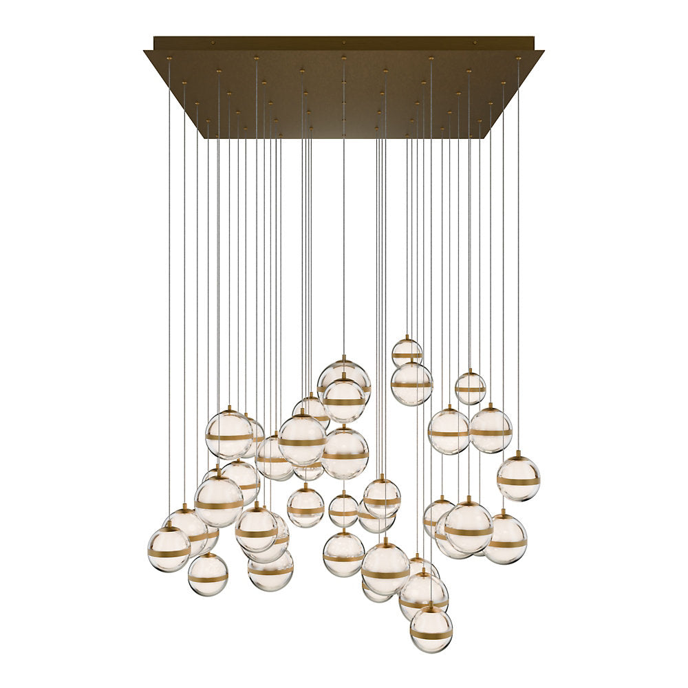 Cyllindra LED Square Multi Light Pendant