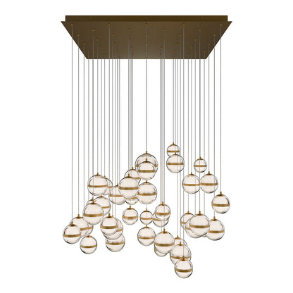 Cyllindra LED Square Multi Light Pendant