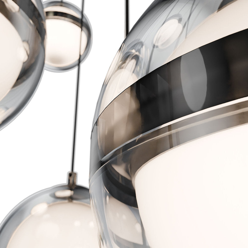 Cyllindra LED Square Multi Light Pendant