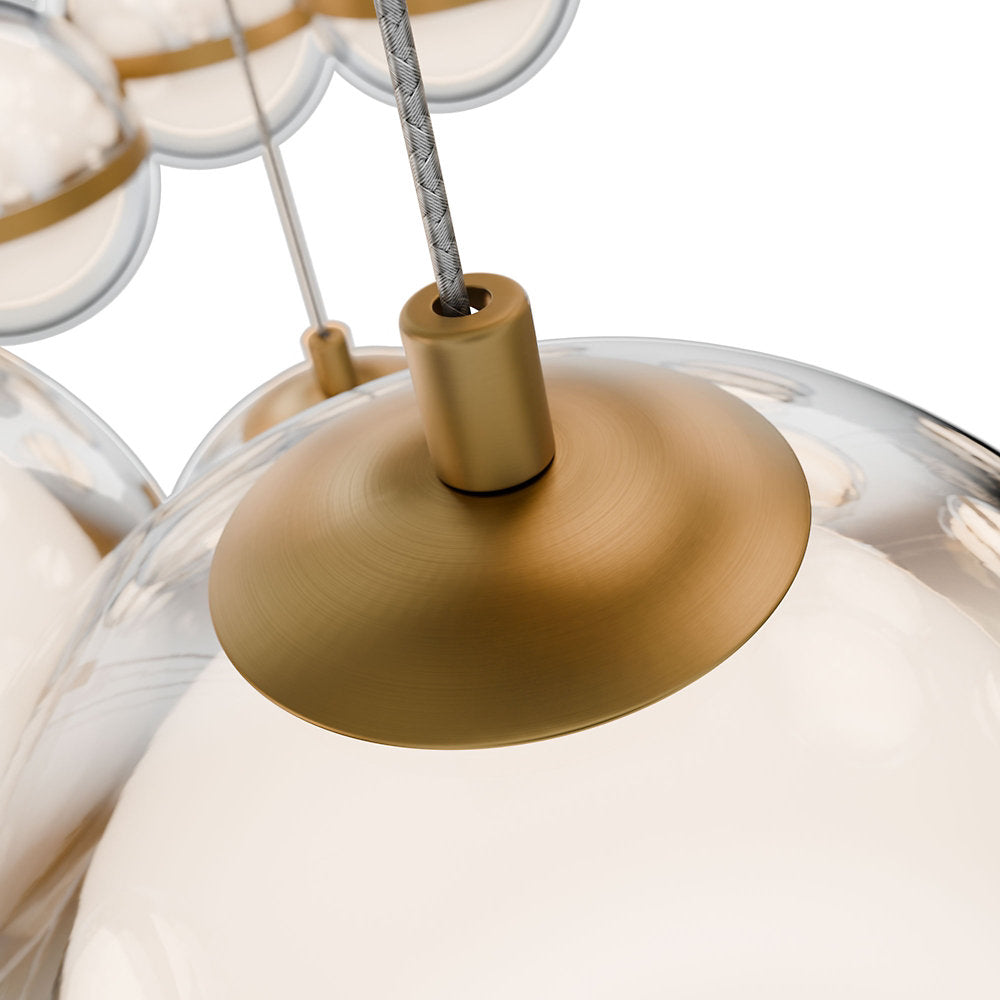 Cyllindra LED Square Multi Light Pendant
