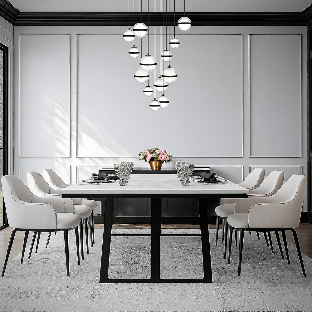 Cyllindra LED Square Multi Light Pendant