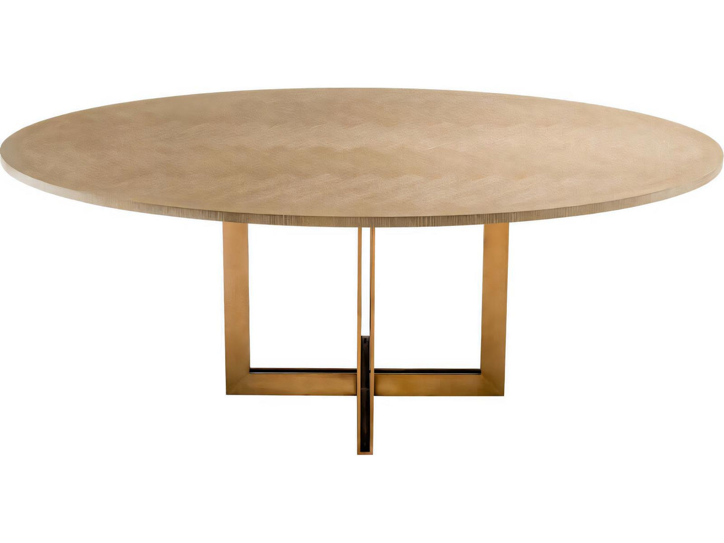 Melchior Oval Washed Oak Veneer Dining Table