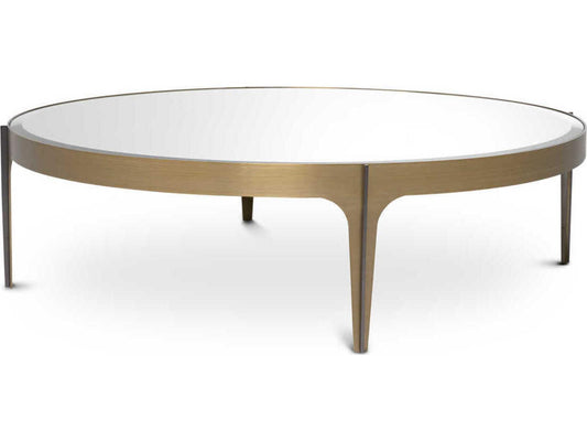 Artemisa L Brushed Brass Coffee Table