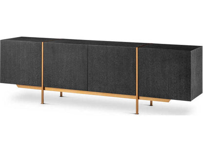 Bazilian Charcoal Grey Oak Veneer Dresser