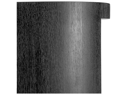 Ancona Organic Shape Coffee Table in Charcoal Grey Oak Veneer