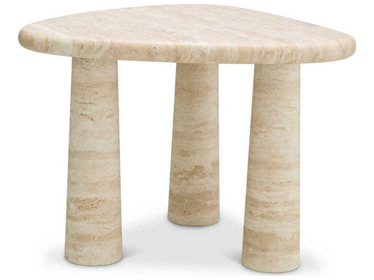 Larino S Travertine Side Table