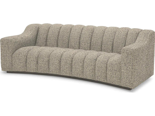 Kelly S 3-Seat Fabric Sofa in Montclair Warm Grey
