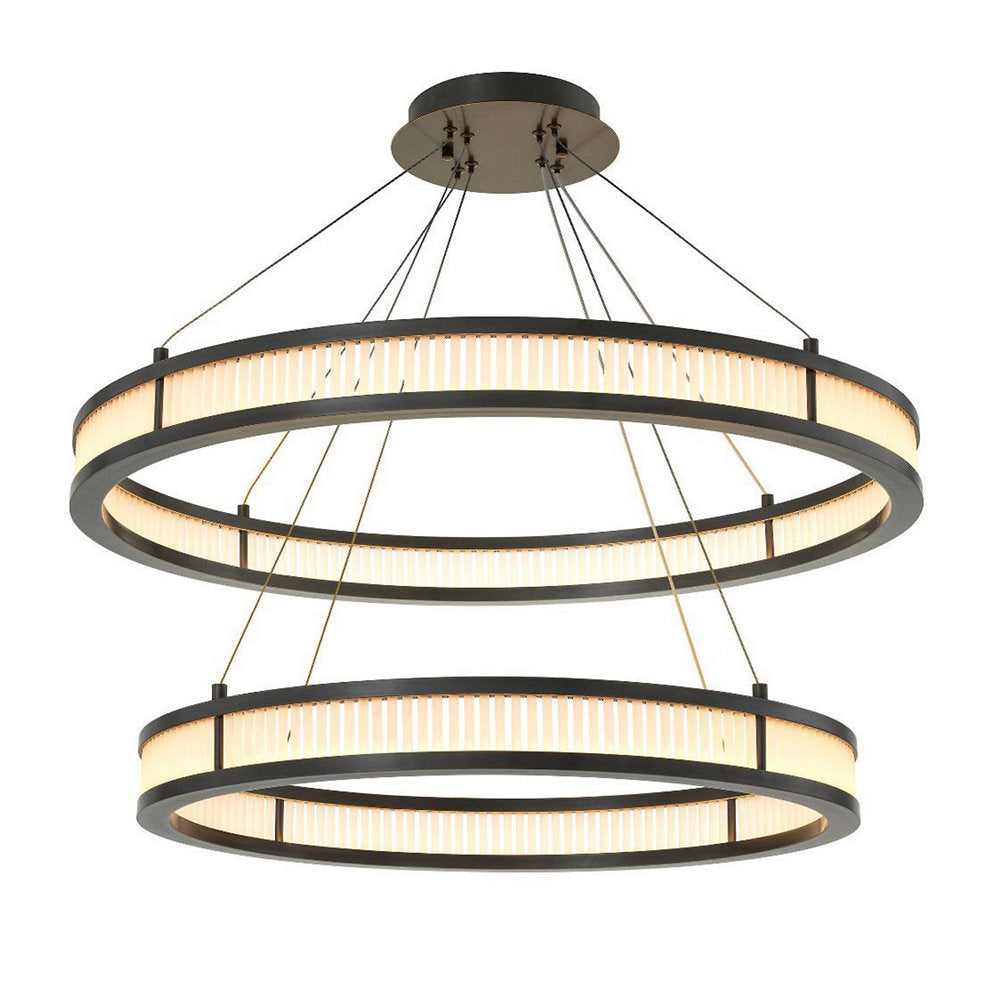 Damien LED 2-Tier Chandelier