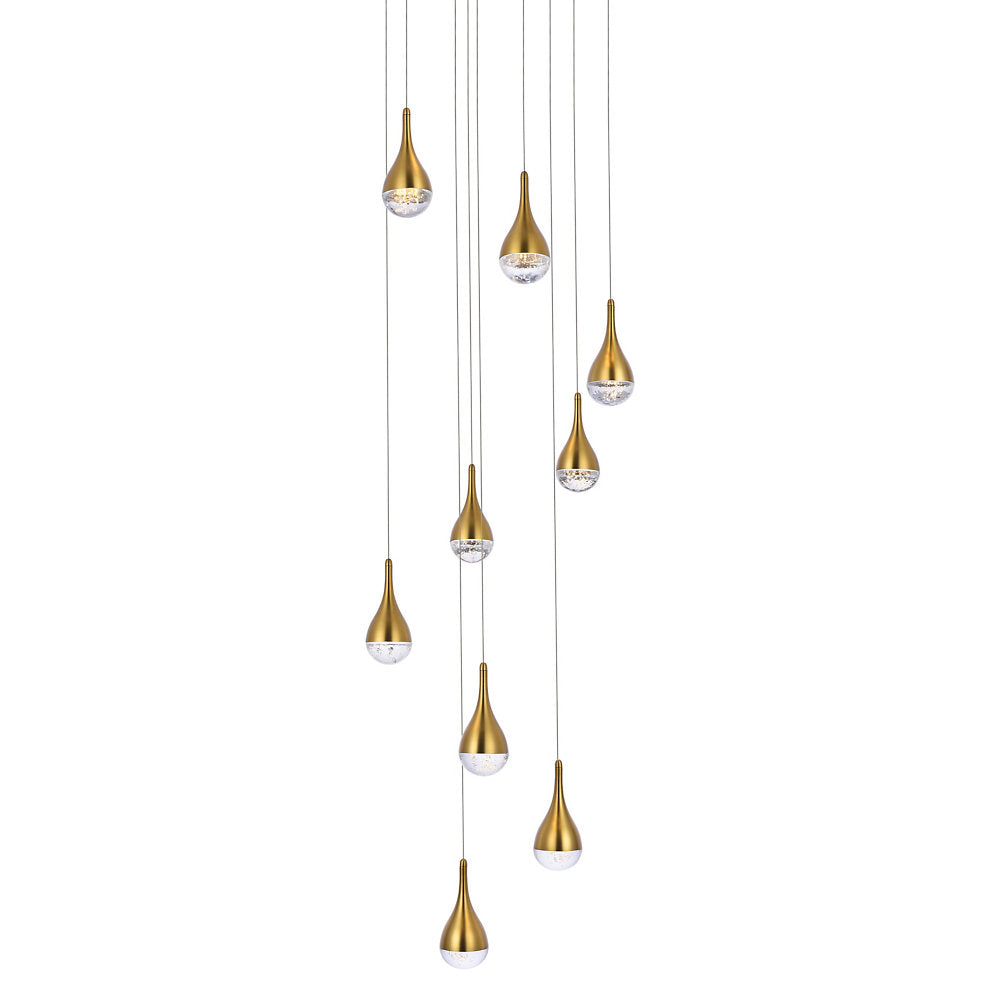 Amherst Large Multi Light LED Pendant