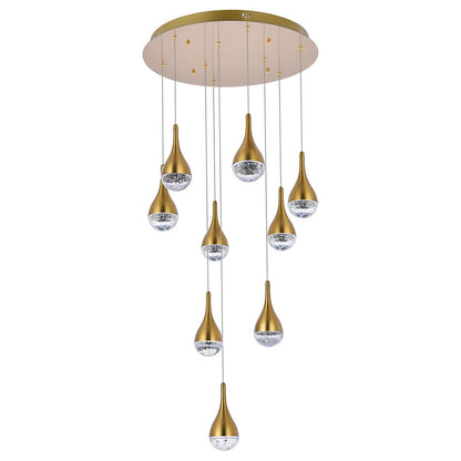 Amherst Large Multi Light LED Pendant