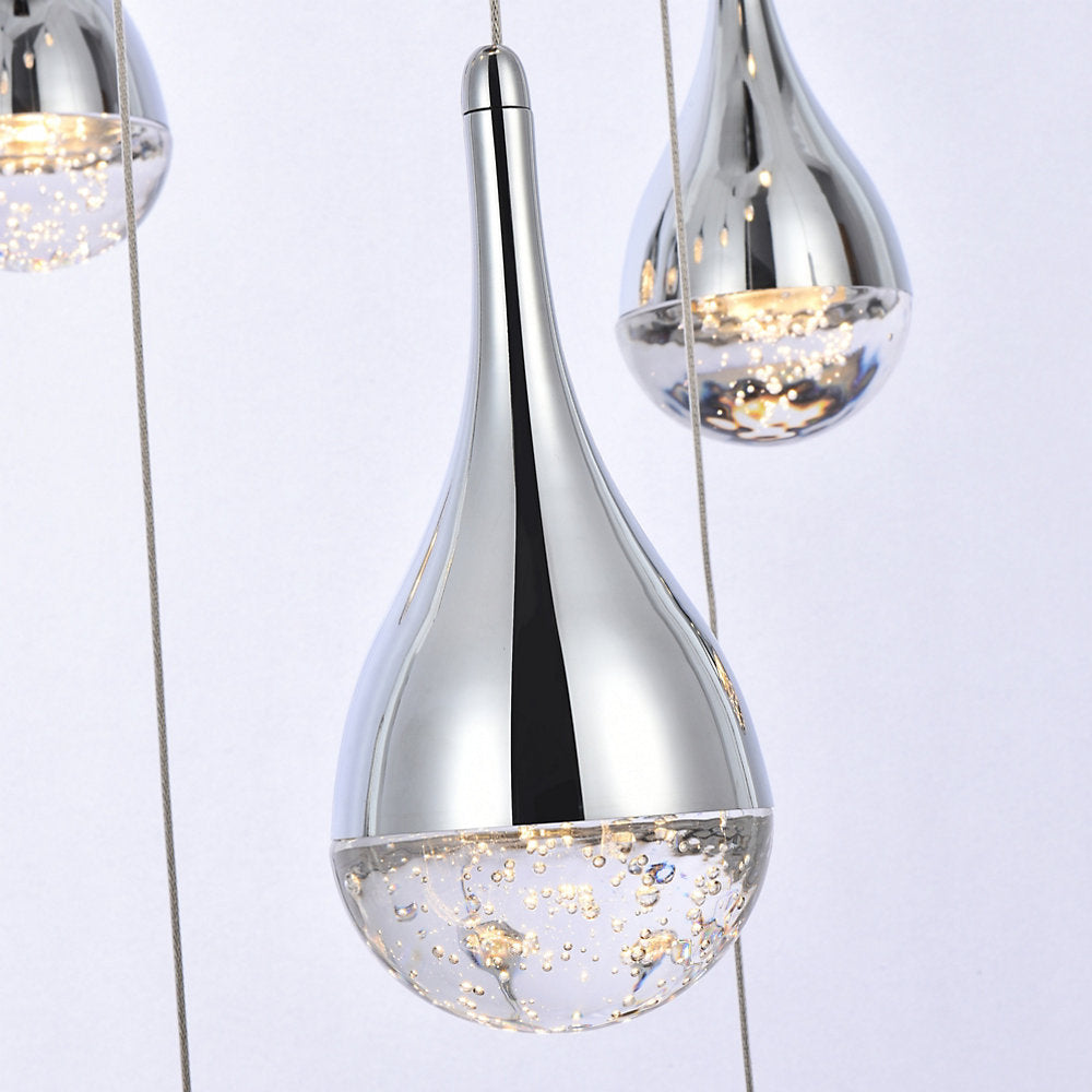 Amherst Large Multi Light LED Pendant