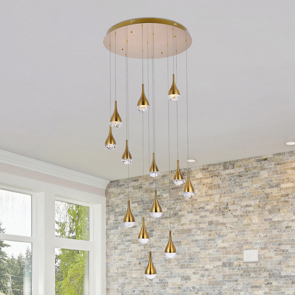 Amherst Large Multi Light LED Pendant