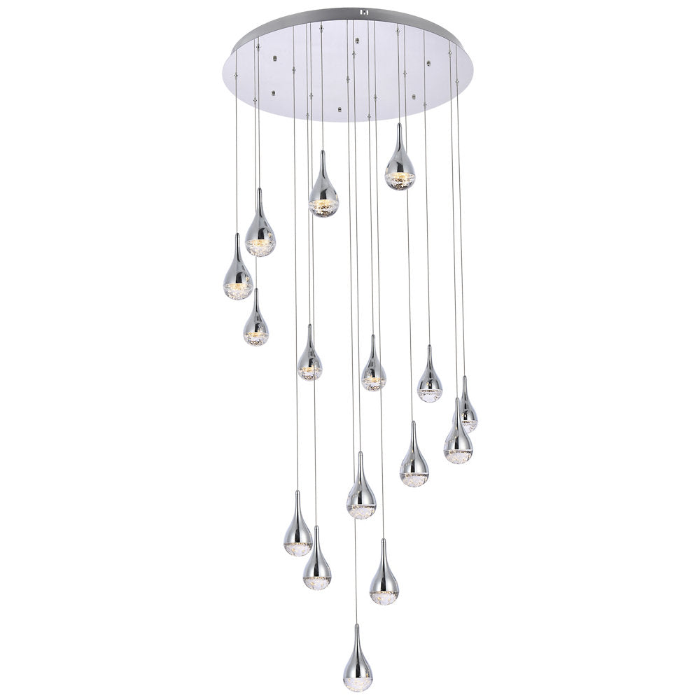Amherst Large Multi Light LED Pendant