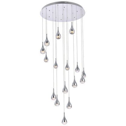 Amherst Large Multi Light LED Pendant