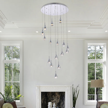 Amherst Large Multi Light LED Pendant