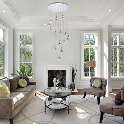 Amherst Large Multi Light LED Pendant