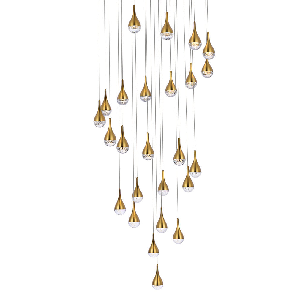 Amherst Large Multi Light LED Pendant