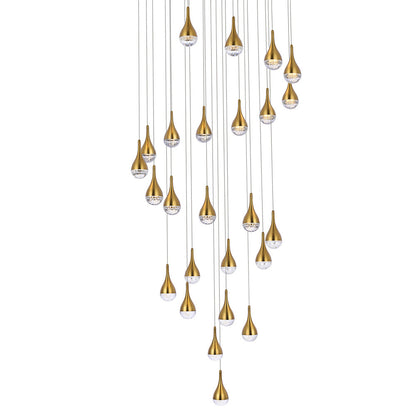 Amherst Large Multi Light LED Pendant