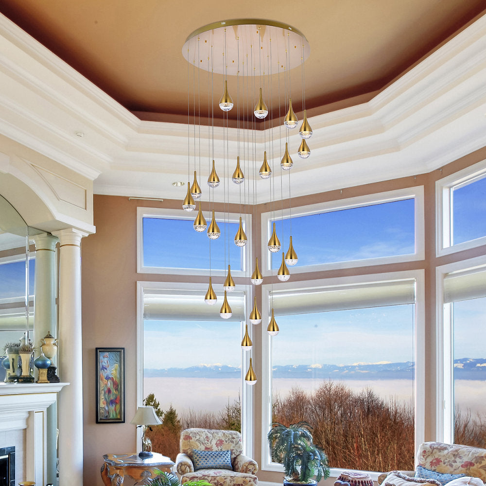 Amherst Large Multi Light LED Pendant