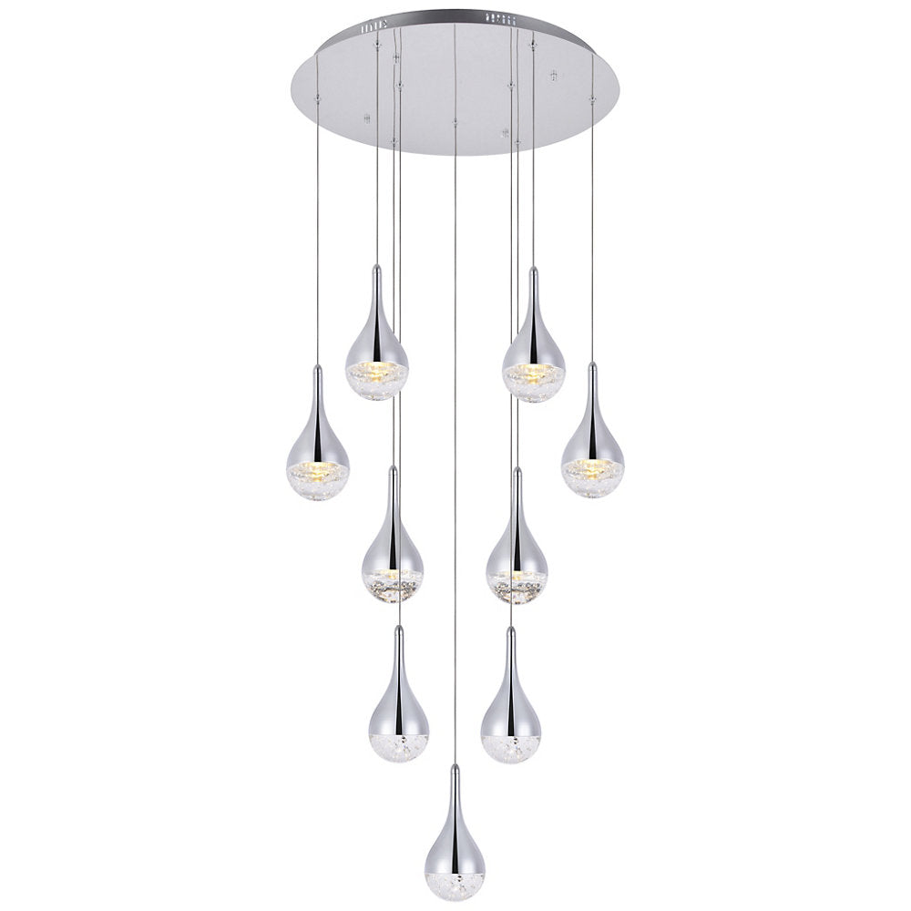 Amherst Large Multi Light LED Pendant