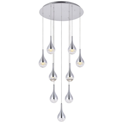 Amherst Large Multi Light LED Pendant