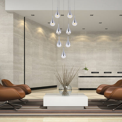 Amherst Large Multi Light LED Pendant