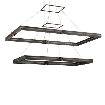 Admiral 2-Tier Rectangular LED Chandelier