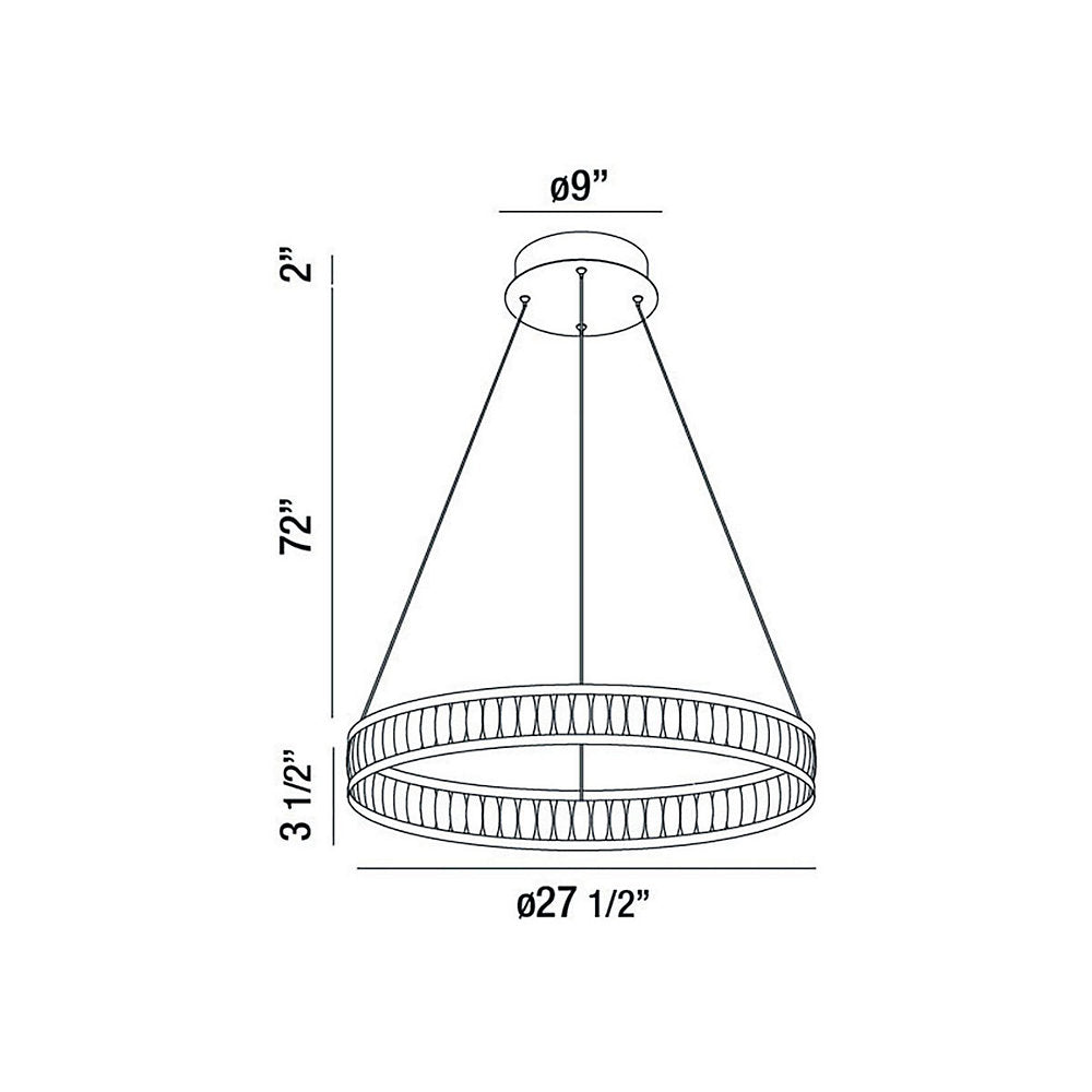 Forster Round LED Chandelier