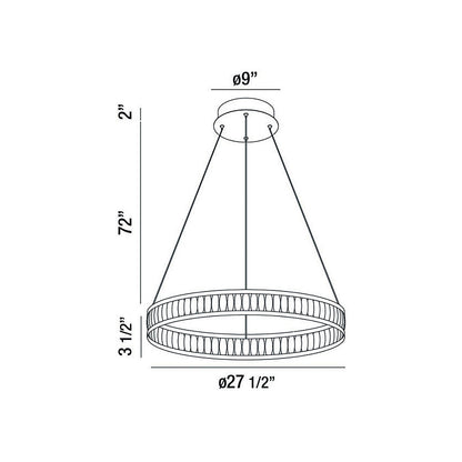 Forster Round LED Chandelier