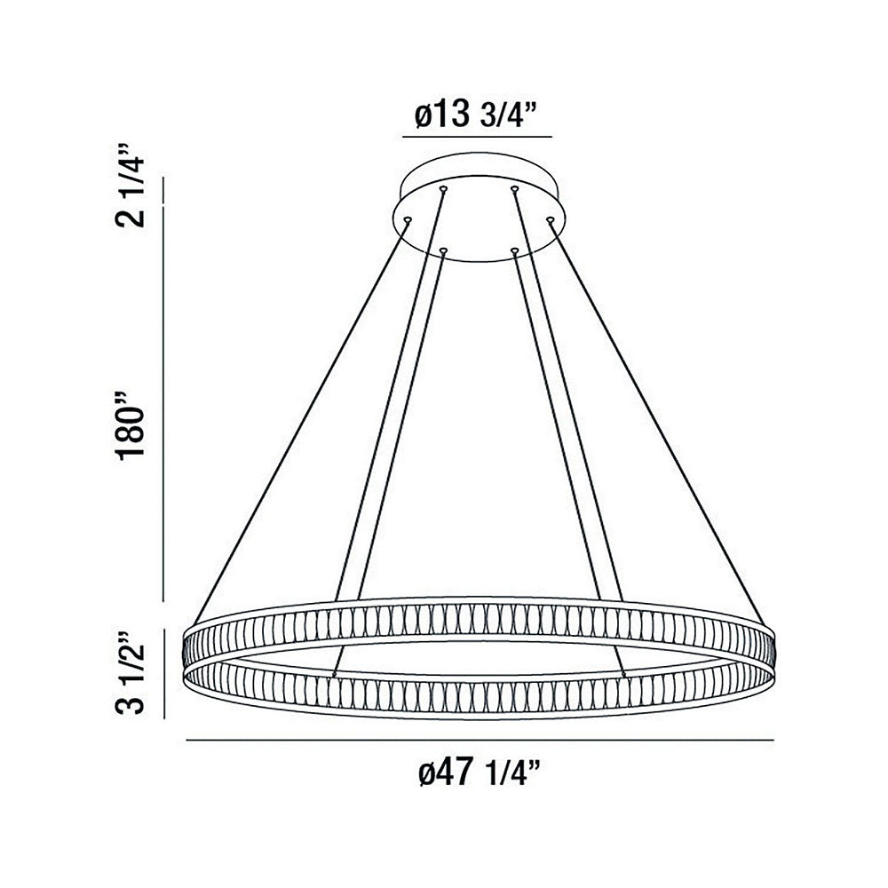 Forster Round LED Chandelier