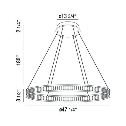 Forster Round LED Chandelier