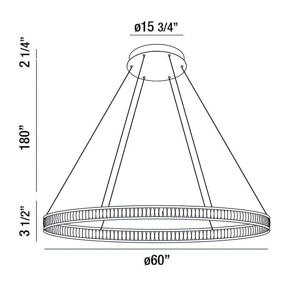Forster Round LED Chandelier