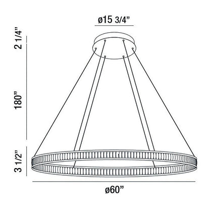 Forster Round LED Chandelier