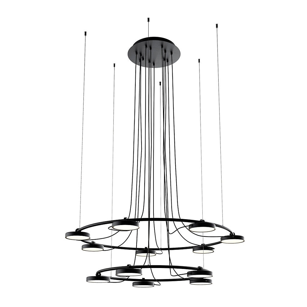 Aro 2-Tier LED Chandelier