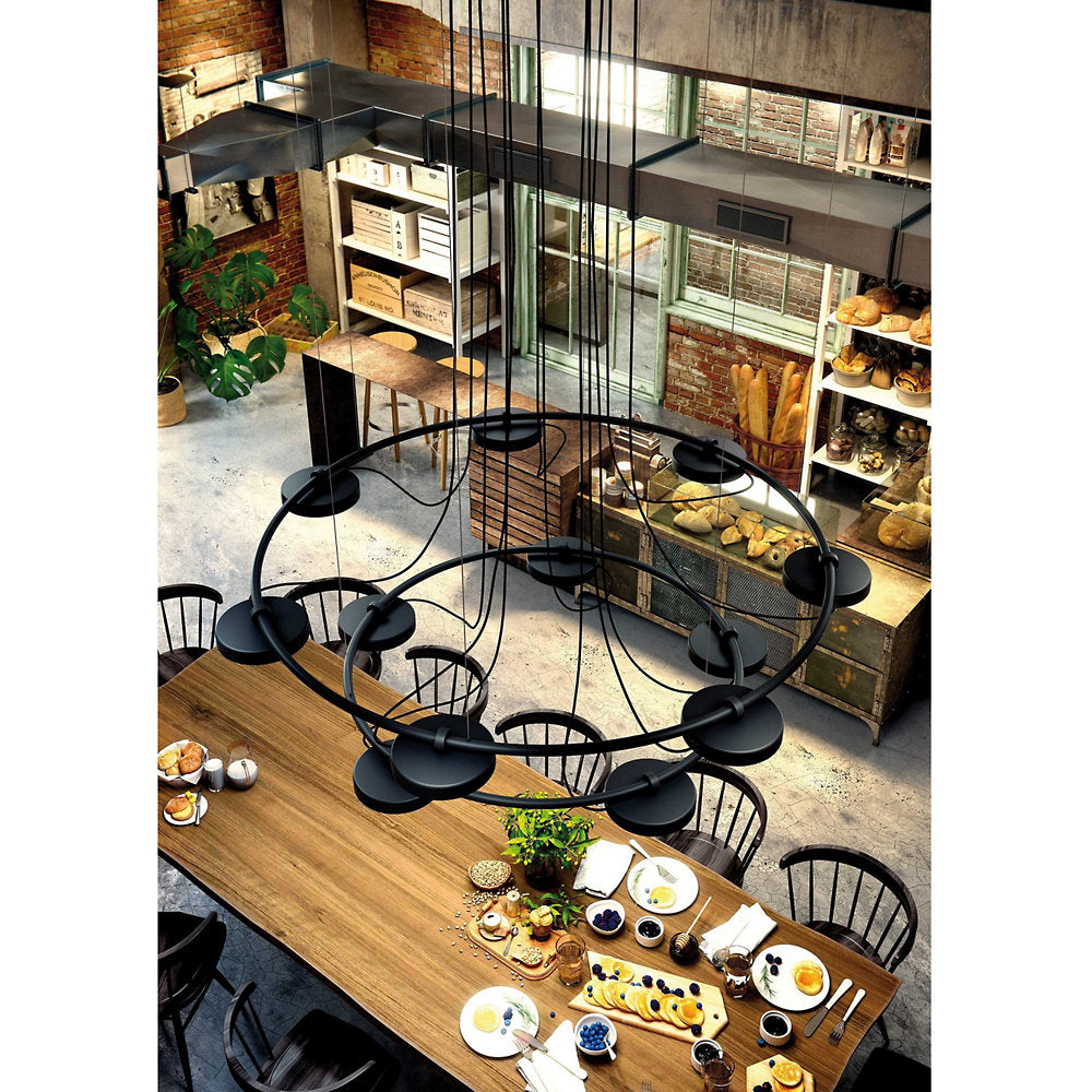 Aro 2-Tier LED Chandelier
