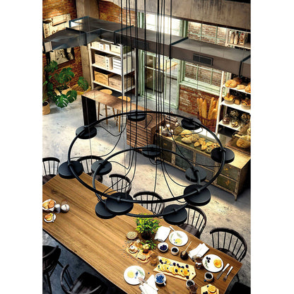 Aro 2-Tier LED Chandelier