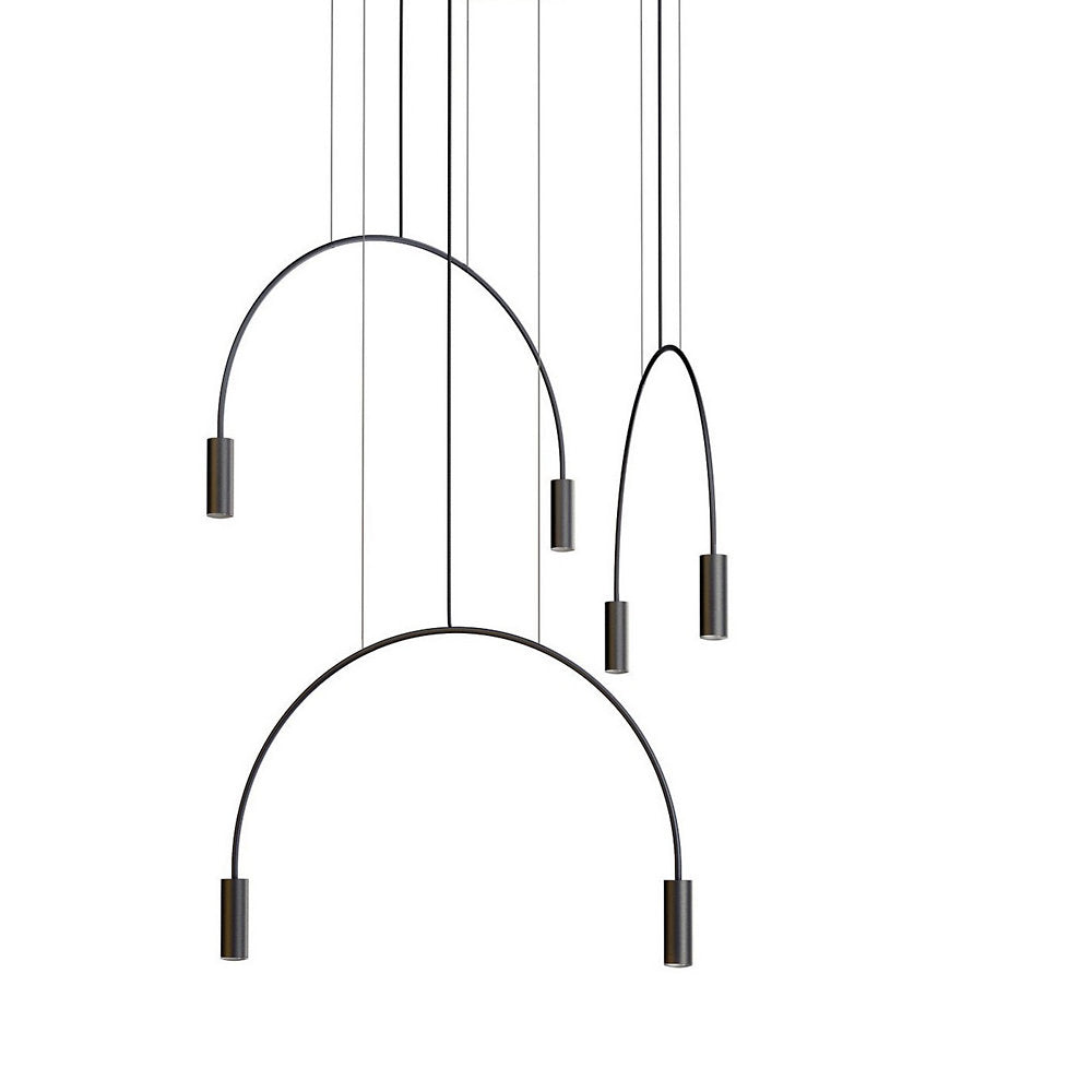 Volta Round LED Multi-Light Pendant