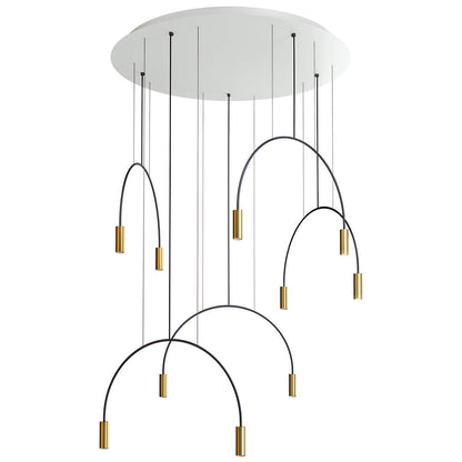 Volta Round LED Multi-Light Pendant