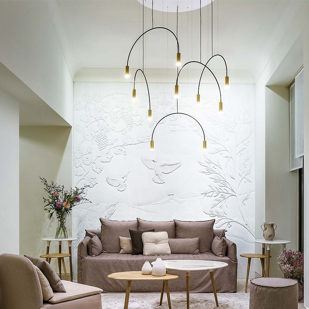 Volta Round LED Multi-Light Pendant