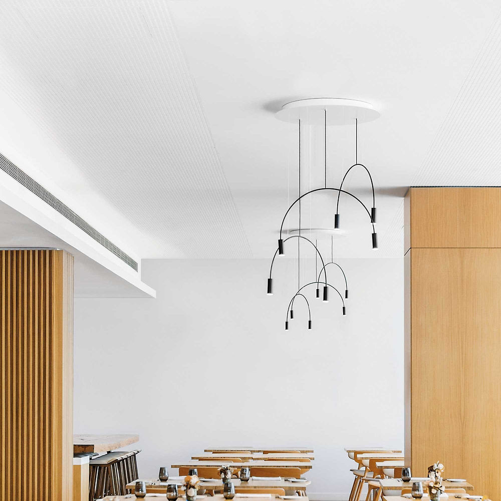 Volta Round LED Multi-Light Pendant