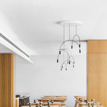 Volta Round LED Multi-Light Pendant
