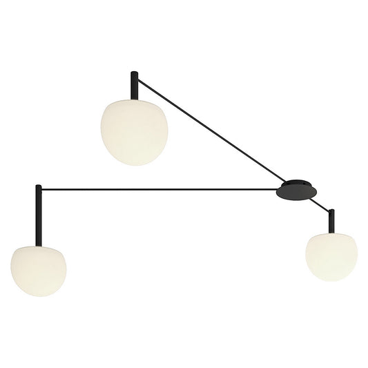 Circ LED Semi-Flushmount